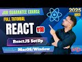 React 19 Tutorial in Hindi #2 - Setup React on Windows & macOS | Install React with CRA & Vite