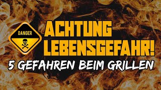 Gefahren beim Grillen - diese 5 Fehler musst du unbedingt vermeiden! 🔥😵🚑