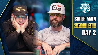 $50M GTD | $25K WSOP SUPER MAIN EVENT - DAY 2