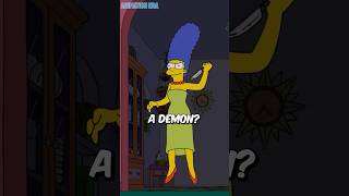 Marge Becomes Possessed By A Demon?  #thesimpsons