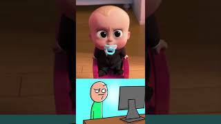 Commode Boss Baby memes 😂😂 #funny #bossbaby #memes #shorts