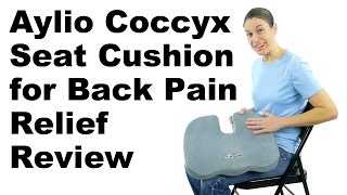 Aylio Coccyx Seat Cushion for Back Pain Relief Review - Ask Doctor Jo