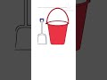 How to draw bucket and shovel