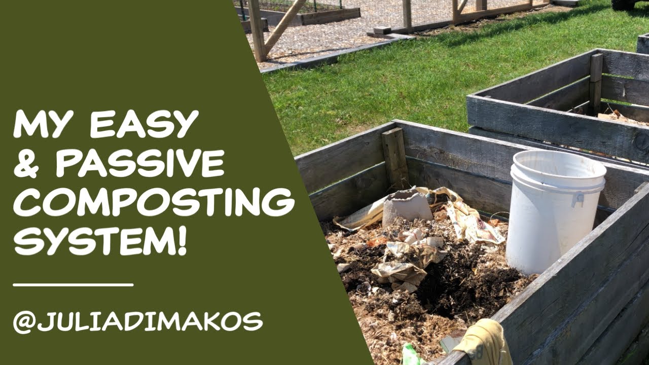 My Easy & Passive Composting System - YouTube