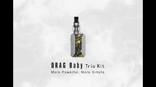 VOOPOO DRAG Baby Trio Starter Kit | vapormo.com