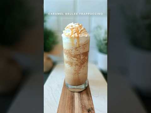 Starbucks Caramel Brulee Frappuccino! #shorts #coffee