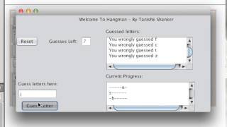 Java NetBeans Project - Hangman
