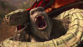 Godzilla vs Kong - Kong vs Warbat Hollow Earth Fight Scene l Clips HD