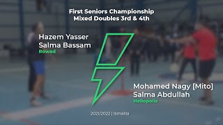 SPEEDBALL - Season 21/22| Mixed Doubles| Hazem Y. \u0026 Salma B. [RSC] VS Mito \u0026 Salma A. [HSC]