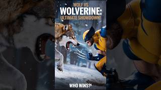 Ice and Iron: The Wolf and Wolverine Deathmatch#shorts #wolf #wolverine #comparison #animals #wild