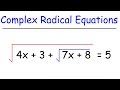 How To Solve Complex Radical Equations