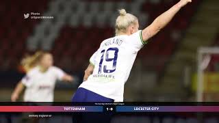 #BarclaysWSL | Tottenham Women vs Leicester City Women | Resultado Final