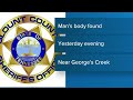 bcso man s body found in fort loudoun lake