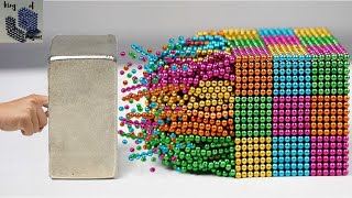 Magnetic Balls VS Monster Magnets in Slow Motion | king of magnet |