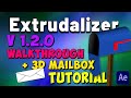 New Features in Extrudalizer 1.2.0 and How to Create a Lottie 3D Mailbox Animation