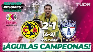 Resumen y goles | América (4)2-1(2) Pachuca | CL2023 Femenil - Final | TUDN