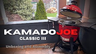 Kamado Joe Classic 3, Unboxing and Assembly