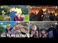 Naruto x Boruto UN Storm Connections - ALL Team Ultimate Jutsus & Secret Factors (PS5 4K)