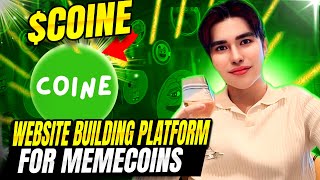 $COINE - BUILDING WEBSITE FOR MEMECOINS AI POWERED