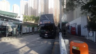 Hong Kong Bus KMB ATENU1549@ 1A 九龍巴士 Alexander Dennis Enviro500 MMCNew Facelift 中秀茂坪-尖沙咀碼頭