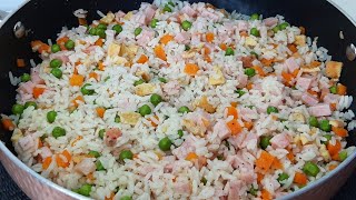 Orez 3 delicii 🍲Arroz 3 delicias🔺️Cum sa faci cel mai bun și rapid prânz?Orez cu legume