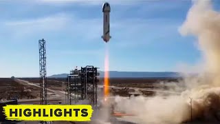 Blue Origin NS-14 Launch! (Rocket and Capsule Landing)