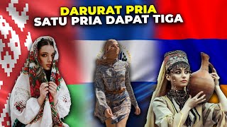 Pria Jadi Rebutan❗️Negara Dengan Populasi Perempuan Terbanyak Di Dunia