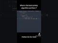 Simple bubble sort in python.