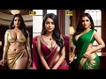 4K Curvy Elegance in Sarees | Penthouse Glam Lookbook 2025