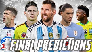 Copa America 2024 PREDICTIONS | GIVEAWAY ANNOUNCEMENT