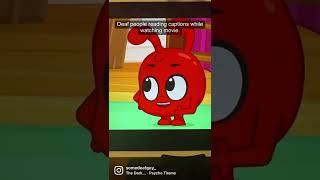 Reading captions can be scary! 😰 #deaf #scary #shorts