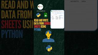 read and write data from google sheets using python | #pythontutorial #coding30bytes