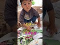 野菜と果物図鑑　ナスの発音が可愛い2歳2ヶ月 子育て かわいい 2歳児 shorts