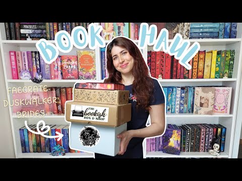 Transporting books! Unboxing Faecrate Duskwalker Brides, Bookish Box The War of the Lost Hearts, Fairyloot haul!