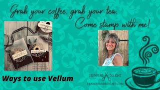 Ways to Use Vellum with Stamp Set that are on SALE!!