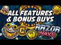 RAZOR WAYS! *BONUS BUYS* AND EVERY FEATURE ON THIS NEW SLOT - CAN WE GET ANOTHER RAZOR BIG WIN??