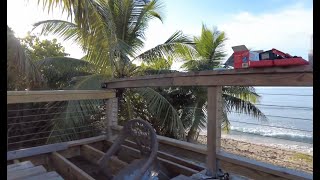 S3E22 finishing the railing system - Life is good and the view is great Caribbean Holiday St Croix