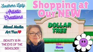 Went Shopping at Our NEW Dollar Tree! 🛒I am So Excited 😍Craft Supplies Haul, Home Decor &  More