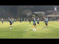 kane williamson and nz players warm up practice in lahore lcca ground tri nation series