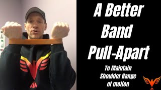 Shoulder Pain with Bench Press? Try a BETTER band pull-apart