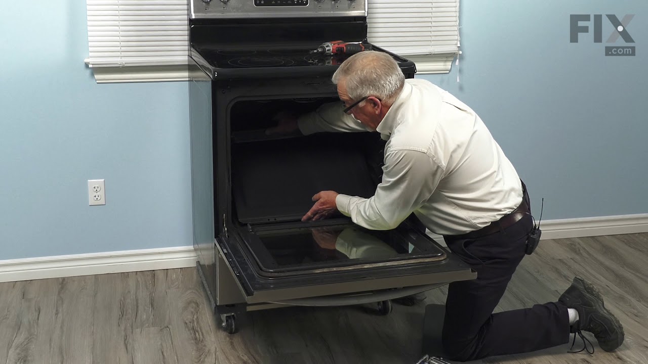 Frigidaire Range Repair – How To Replace The Bottom Panel - YouTube