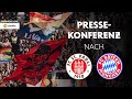 Die Pressekonferenz nach unserem Spiel gegen den FC Bayern München | Präsentiert von LichtBlick