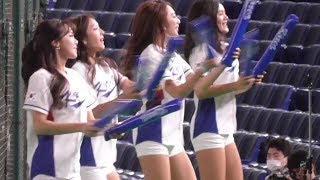 韓国美人チアリーダー　韓国攻撃中スタンドでセクシーダンス　２０１７年１１月１７日韓国対台湾戦