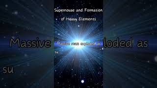 Supernovae: Factories of Heavy Elements 🌟