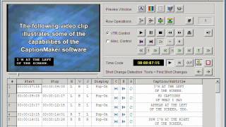 CaptionMaker - export DV 25 video file with caption data