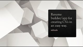 Resume builder Pass variables between JFrames in Java