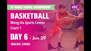 ISF WSC Basketball 2024 | Day 6 - Boys' match