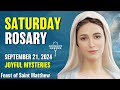 Saturday Rosary 💙 Joyful Mysteries of the Rosary 💙 September 21, 2024 VIRTUAL ROSARY