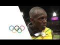 Usain Bolt Olympics 100m Final & Interview | Event Highlights - London 2012 Olympics