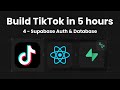 4 - Integrating Supabase for Authentication and Database in a TikTok Clone | React Native